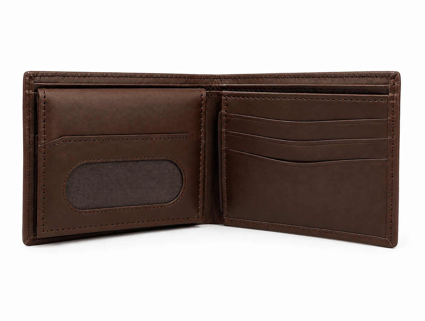 Brown premium leather men wallet